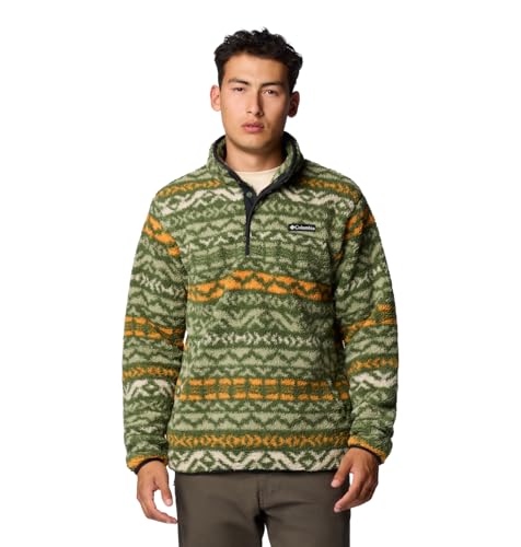 Columbia Herren Rugged Ridge Half Snap Sherpa-Fleece zum Überziehen, Kantine Madras Multi, XL Columbia Herren Rugged Ridge Half Snap Sherpa-Fleece zum Überziehen, Kantine Madras Multi, XL von Columbia