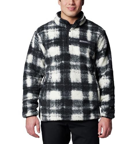Columbia Herren Rugged Ridge Half Snap Sherpa-Fleece zum Überziehen, Kreide Omblur, XL von Columbia