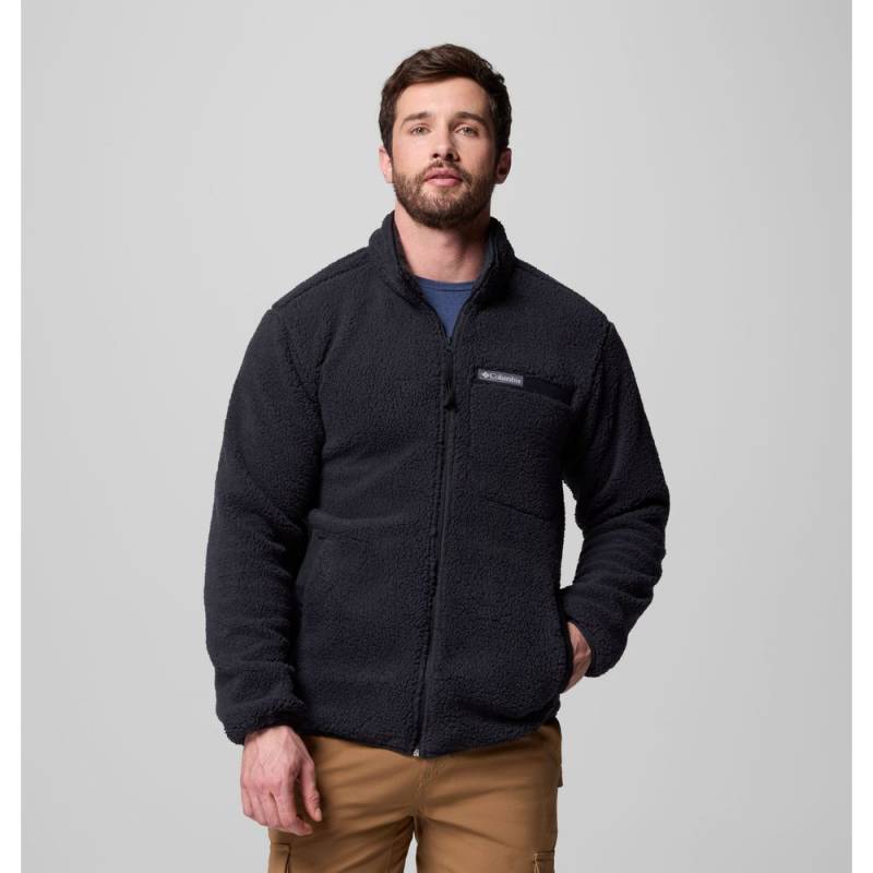 Columbia Herren Rugged Ridge High Pile Full Zip Fleecejacke black L von Columbia