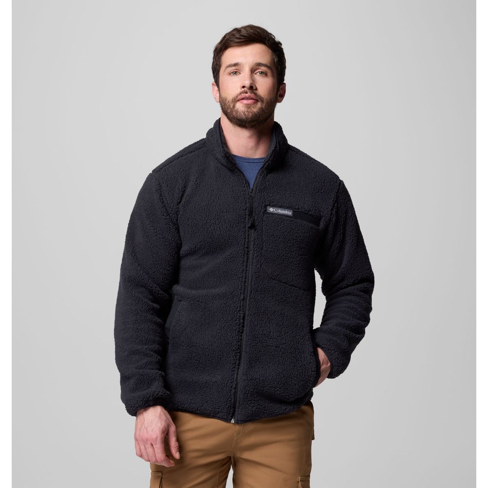Columbia Herren Rugged Ridge High Pile Full Zip Fleecejacke black M von Columbia