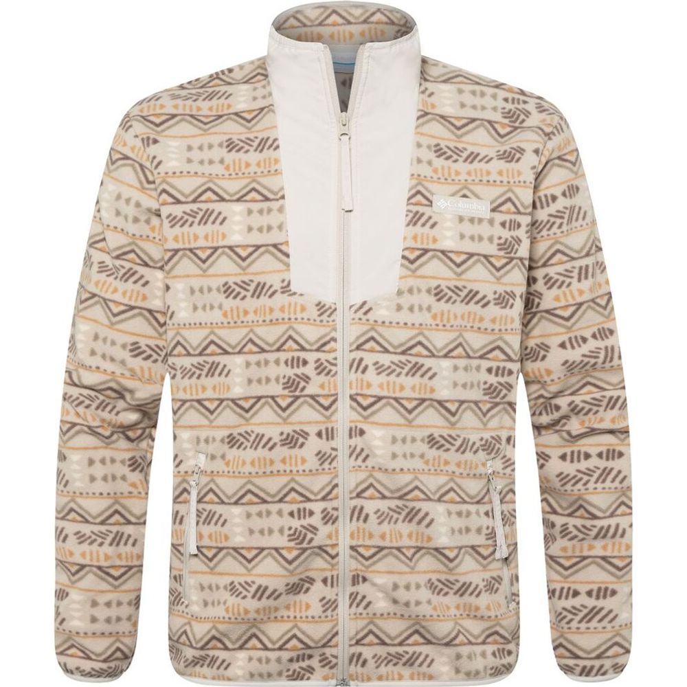Columbia Herren Sequoia Grove Printed Full Zip Fleecejacke dark stone horizons L von Columbia