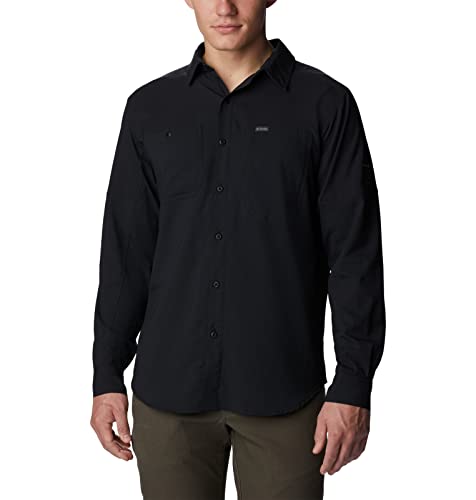 Columbia Herren Silver Ridge Utility Lite Long Sleeve Wander-Shirt, Schwarz, XL von Columbia