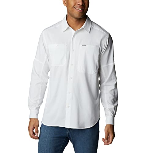 Columbia Herren Silver Ridge Utility Lite Long Sleeve Wander-Shirt, Weiss/opulenter Garten, XL Columbia Herren Silver Ridge Utility Lite Long Sleeve Wander-Shirt, Weiss/opulenter Garten, XL von Columbia