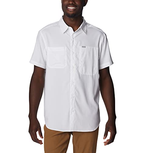 Columbia Herren Silver Ridge Utility Lite Short Sleeve Wanderhemd, Weiß, 1X von Columbia