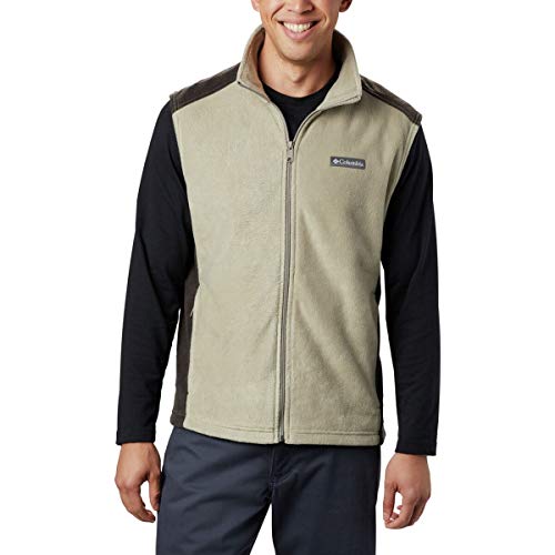 Columbia Herren Steens Mountain Fleece-Weste, Tusk, Buffalo, Medium von Columbia