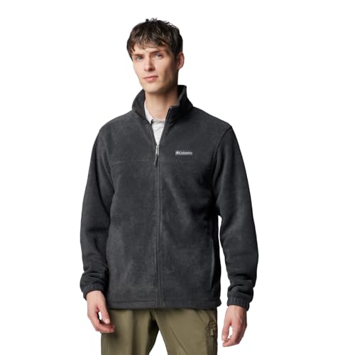 Columbia Herren Steens Mountain Full Zip 2.0 Sweater Fleecejacke, Charcoal Heather, X-Large Hoch von Columbia