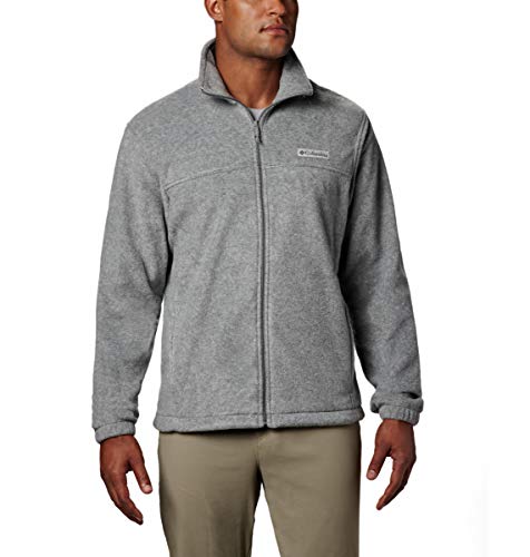 Columbia Herren Steens Mountain Full Zip 2.0 Sweater Fleecejacke, Hellgrau (Light Grey Heather), 5X Hoch von Columbia