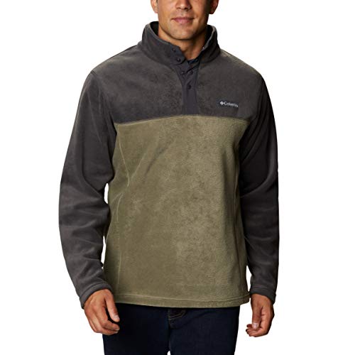 Columbia Herren Steens Mountain Half Snap Pullover, Steingrün/Hai, 2X Tall von Columbia