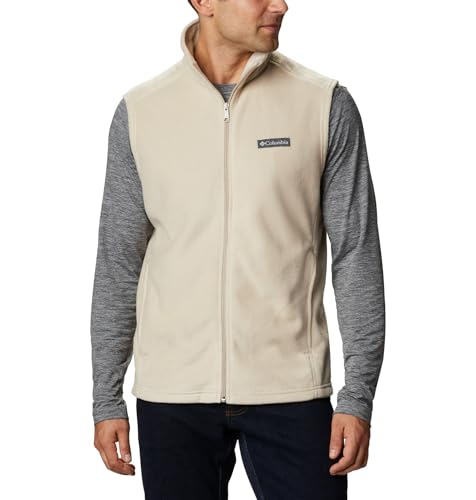 Columbia Herren Steens Mountain Fleece-Weste, Altes Fossil, S von Columbia