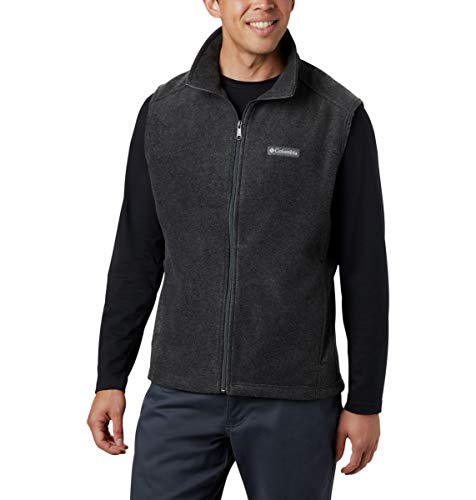Columbia Herren Steens Mountain Fleece-Weste, Dunkelgrau meliert, 4X von Columbia