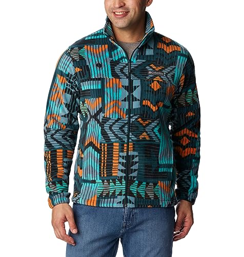 Columbia Herren Steens Mountain bedruckte Jacke, Night Wave Pathways Print, 4X Big von Columbia