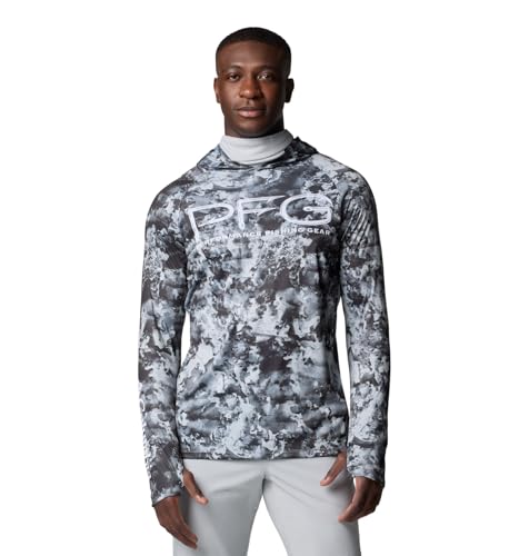 Columbia Herren Super Terminal Tackle Vent Hoodie Kapuzenpullover, Cool Grey Seamoss, XX-Large von Columbia