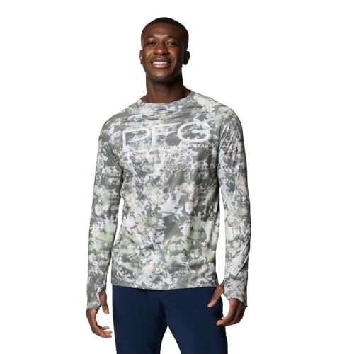 Columbia Herren Super Terminal Tackle Vent Long Sleeve, Cypress Seamoss, XL von Columbia