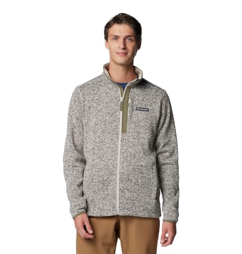 Columbia Herren Sweater Weather Full Zip Fleecejacke mit durchgehendem Reißverschluss, Dark Stone Heather, M von Columbia