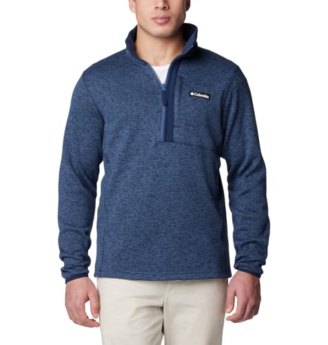 Columbia Herren Sweater Weather Half Zip, Dark Mountain Heather, Medium von Columbia