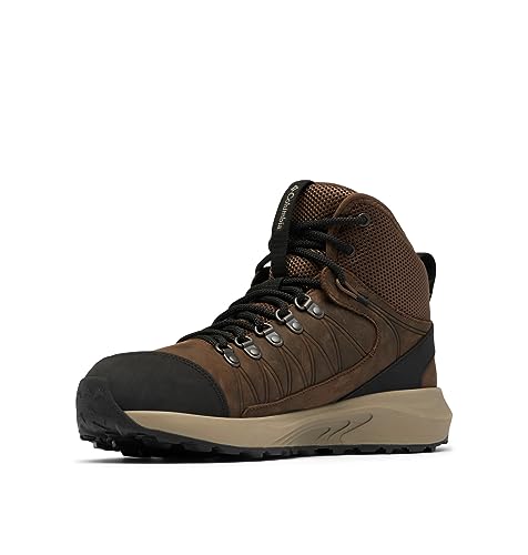 Columbia Trailstorm Crest Mid WP wasserdichte Wanderstiefel für Herren, Braun (Cordovan x Black), 40 EU von Columbia