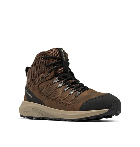 Columbia Trailstorm Crest Mid WP wasserdichte Wanderstiefel für Herren, Braun (Cordovan x Black), 42 EU von Columbia