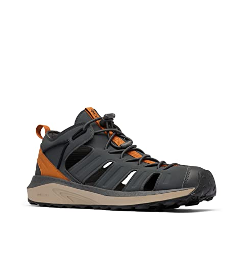 Columbia Trailstorm H20 wasserdichte Trekkingsandalen für Herren, Grau (Dark Grey x Caramel), 46 EU von Columbia