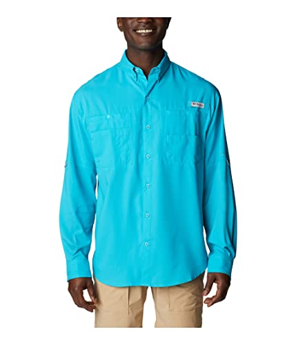 Columbia Herren Tamiami Ii Langarmshirt Wanderhemd, Ozeanblau, X-Large von Columbia