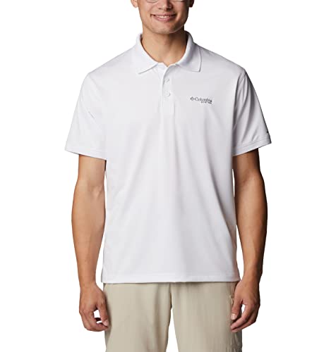 Columbia Herren Tamiami Polo Wanderhemd, White, 3X von Columbia