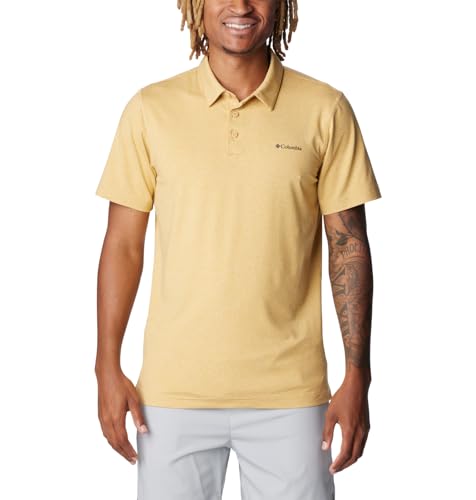 Columbia Men's Polo Shirts, Light Camel Heather, Large von Columbia