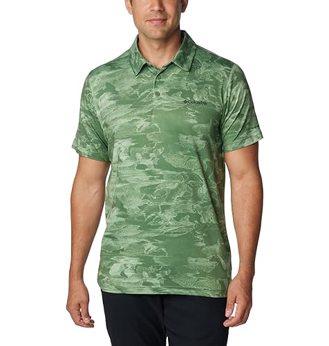 Columbia Herren Tech Trail Poloshirt Wandershirt, Kantine Beachwood, X-Large von Columbia
