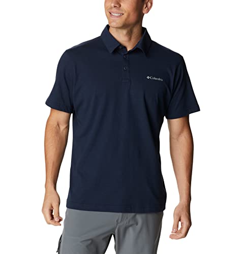 Columbia Herren Thistletown Hills Polo Poloshirt, College-Marineblau-meliert, Medium von Columbia