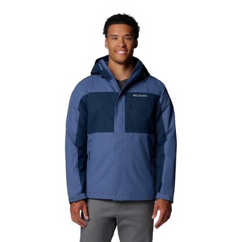 Columbia Herren Tipton Peak 3 Isolierte Jacke Winterjacke, Dark Mountain/Collegiate Navy, L von Columbia