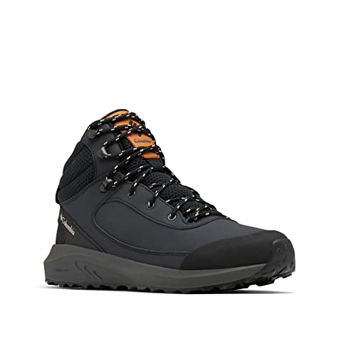 Columbia Trailstorm Peak Mid Wanderstiefel für Herren, Schwarz (Black x Dark Grey), 40.5 EU von Columbia