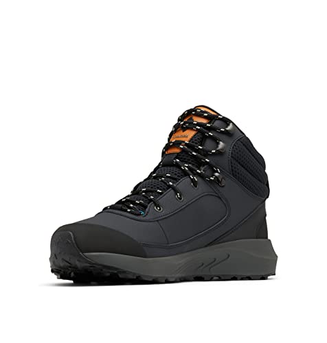 Columbia Trailstorm Peak Mid Wanderstiefel für Herren, Schwarz (Black x Dark Grey), 48 EU von Columbia