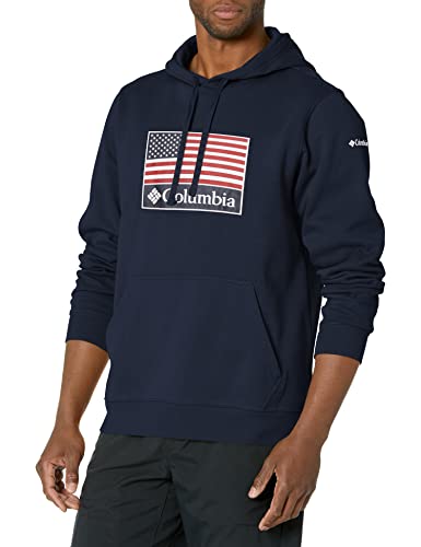 Columbia Herren Trek Graphic Hoodie, Stempel mit US-Flagge, XX-Large von Columbia