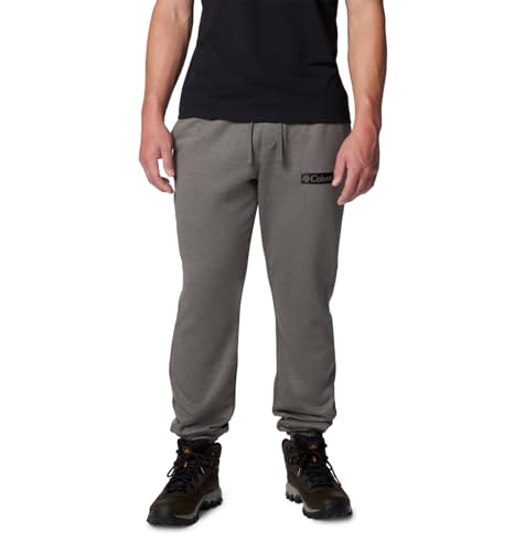 Columbia Herren Trek Jogger, Charcoal Heather/Puff Box Gem Logo, Medium von Columbia