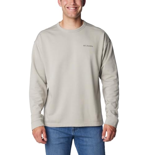Columbia Herren Twisted Creek Knit Long Sleeve Crew Sweatshirt, Flint Grey Heather, XX-Large von Columbia