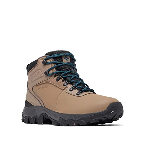Columbia Newton Ridge WP Omni-Heat II wasserdichte Wanderstiefel für Herren, Braun (Ash Brown x Night Wave), 44.5 EU von Columbia