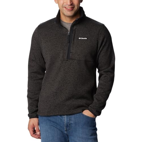 Columbia Herren Weather Sweatshirt, Black Heather, Black, L von Columbia