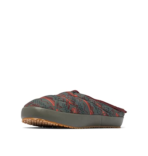 Columbia Omni-Heat Lazy Bend Camper Hausschuhe für Herren, Grün (Gravel x Raw Honey), 42 EU von Columbia