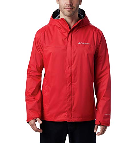 Columbia Herren wasserdichte II-Jacke Regenjacke, rot, XL von Columbia