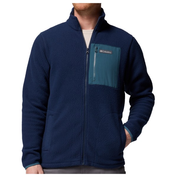 Columbia - Jasper Ridge Pebbled Full Zip Fleece - Fleecejacke Gr XXL blau von Columbia