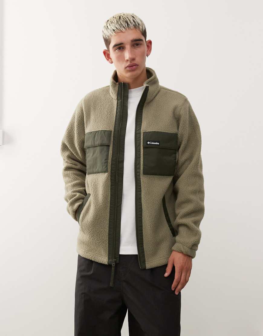 Columbia - Juniper Peak - Jacke aus Fleece in Grün mit durchgehendem Reißverschluss von Columbia