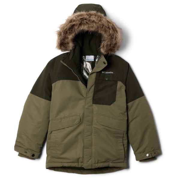 Columbia - Kid's Nordic Strider II Jacket - Parka Gr M oliv von Columbia