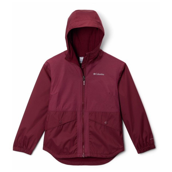 Columbia - Kid's Rainy Trails II Fleece Lined Jacket - Regenjacke Gr XL rot von Columbia