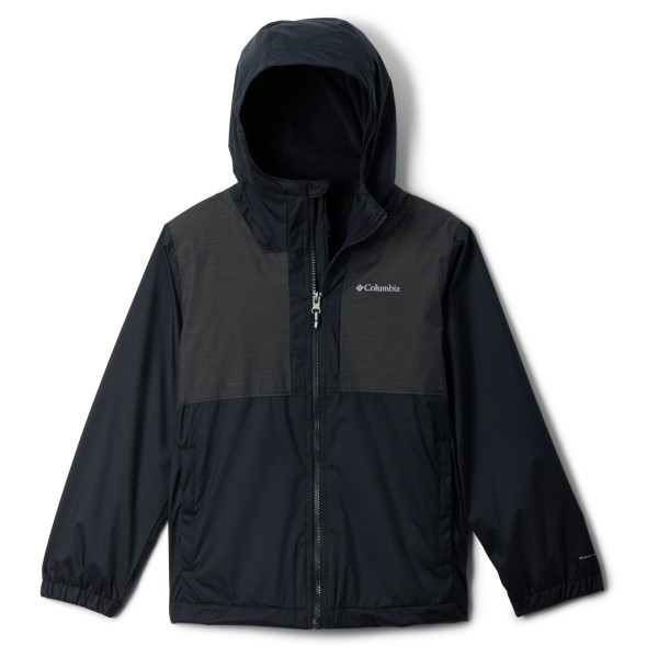 Columbia - Kid's Rainy Trails II Fleece Lined Jacket - Regenjacke Gr XXS schwarz von Columbia
