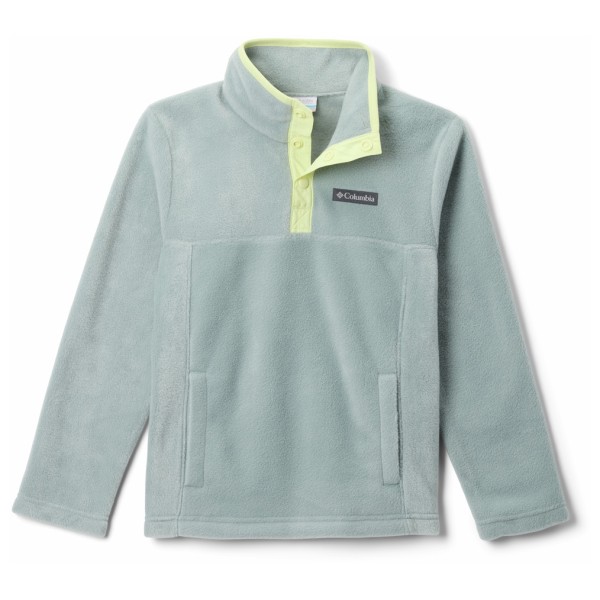 Columbia - Kid's Steens Mtn II 1/4 Snap Fleece Pull-Over - Fleecepullover Gr XXS grau/türkis von Columbia