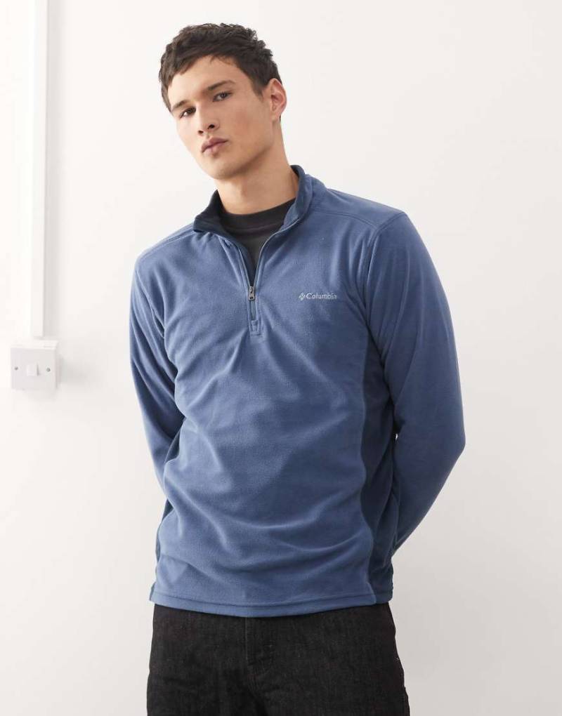 Columbia - Klamath Range II - Fleece in Blau mit kurzem Reißverschluss Columbia - Klamath Range II - Fleece in Blau mit kurzem Reißverschluss von Columbia