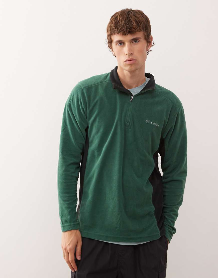 Columbia - Klamath Range II - Fleece mit halblangem Reißverschluss, in Grün von Columbia