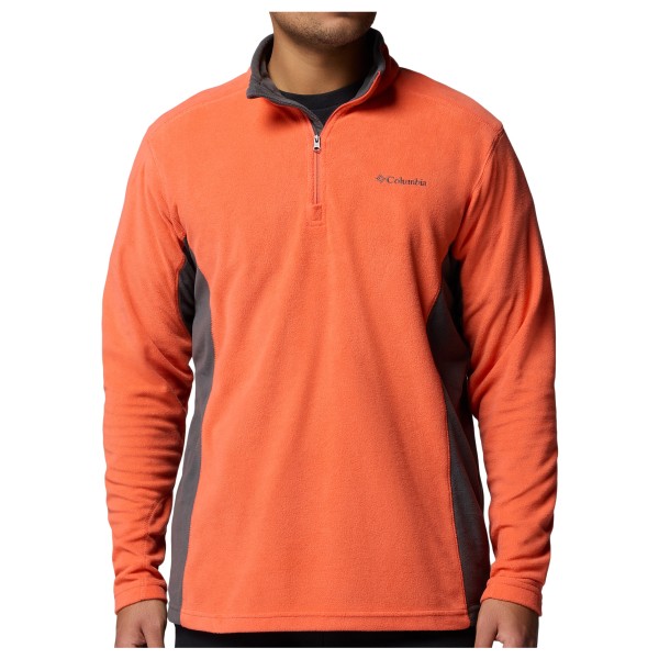 Columbia - Klamath Range II Half Zip - Fleecepullover Gr L rot von Columbia