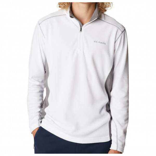 Columbia - Klamath Range II Half Zip - Fleecepullover Gr M - Regular weiß von Columbia