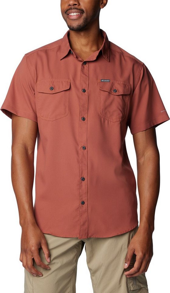 Columbia Kurzarmhemd Utilizer II Solid Short Sleeve Shir Auburn von Columbia