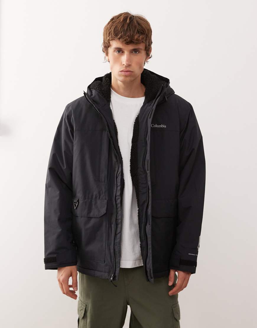 Columbia - Landroamer - Jacke in Schwarz mit Futter aus Sherpa-Fleece von Columbia