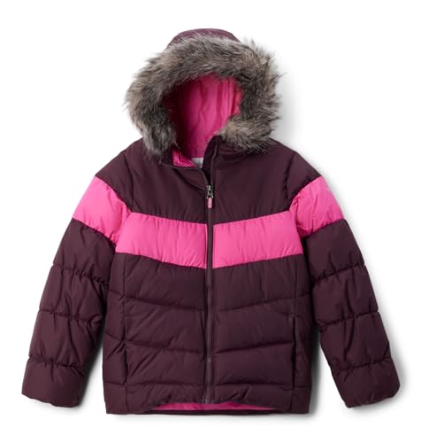 Columbia Mädchen Arctic Blast 3 Jacket Skijacke, Moonvista/Pink Ice, Mittel von Columbia